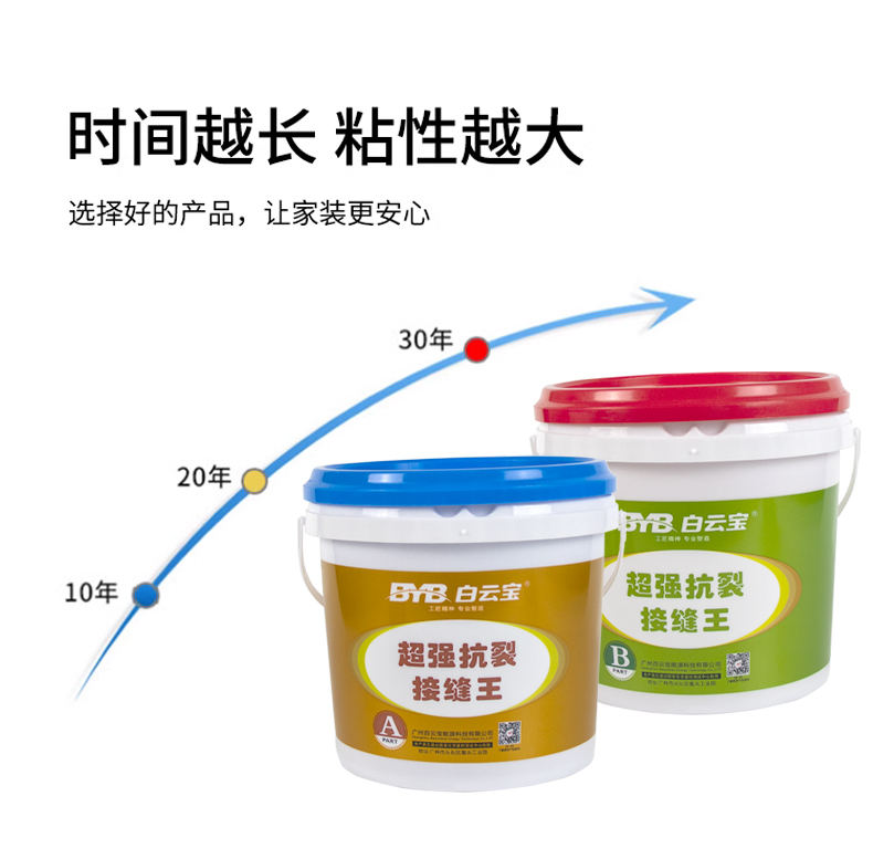 抗裂接缝王接缝专家石膏板吊顶防裂宝墙体开裂修补铜墙胶