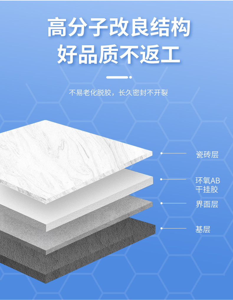 红条AB干挂胶环氧结构胶大理石胶石材瓷砖专用胶水