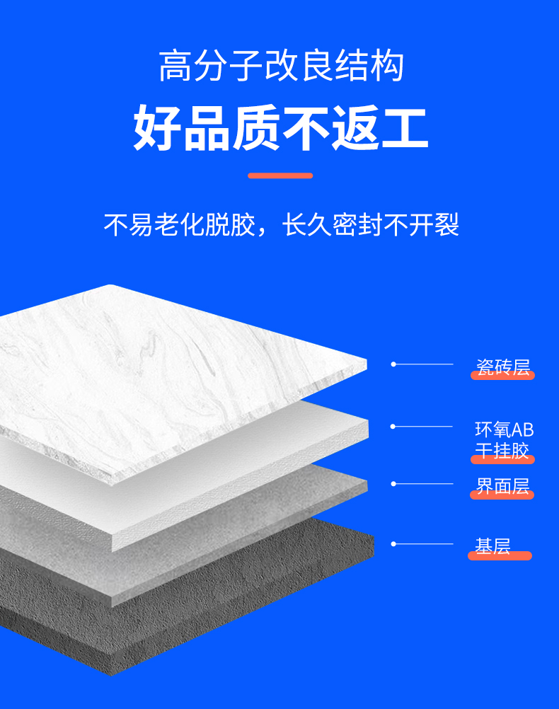 净味纯白型干挂胶AB胶石材大理石岩板胶高端石材粘贴背景墙